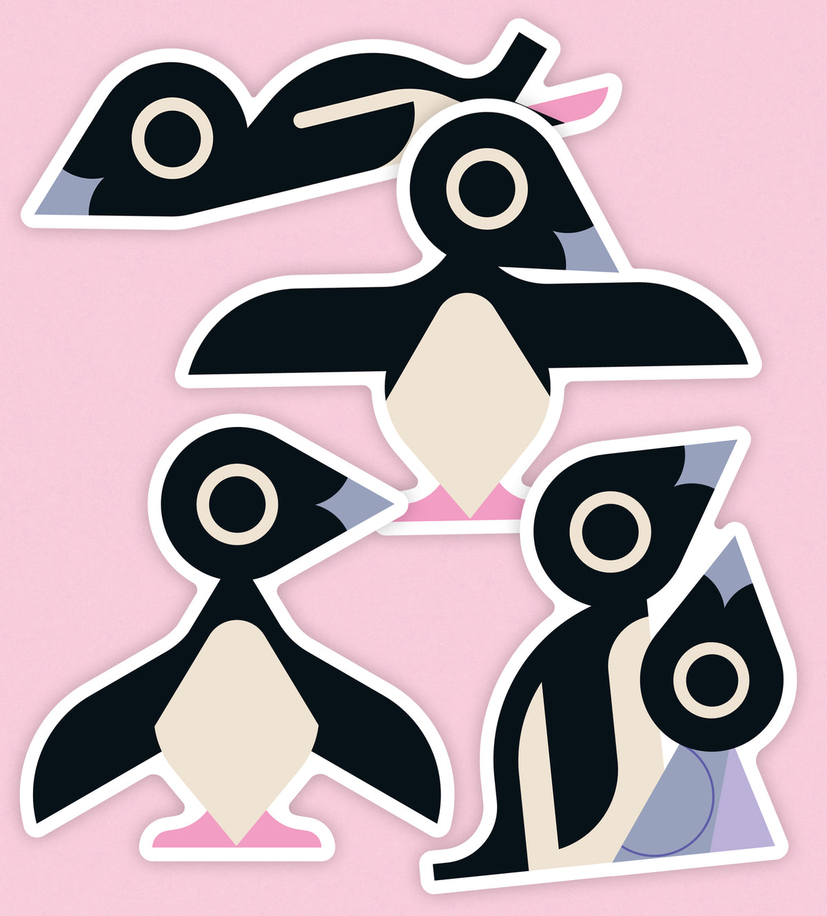Penguins Sticker 4 Pack