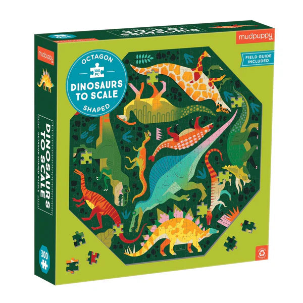 Dinosaurs Octagon Shaped Puzzle
