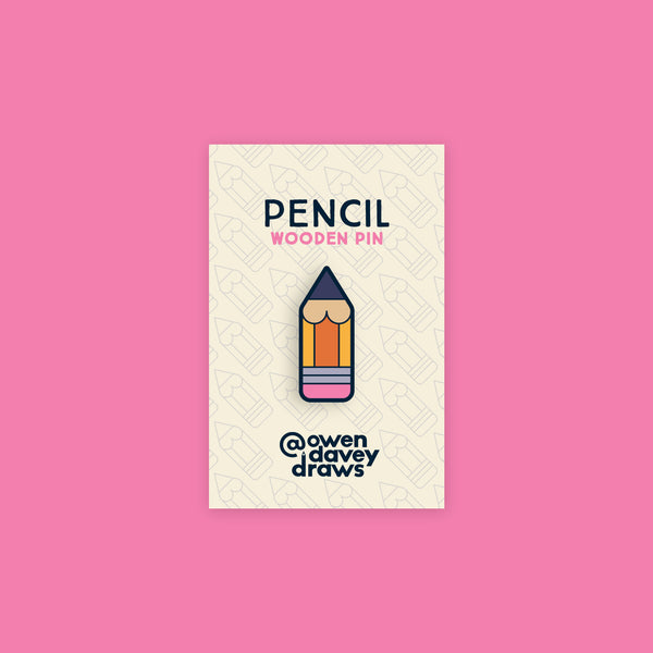 Pencil Wooden Pin