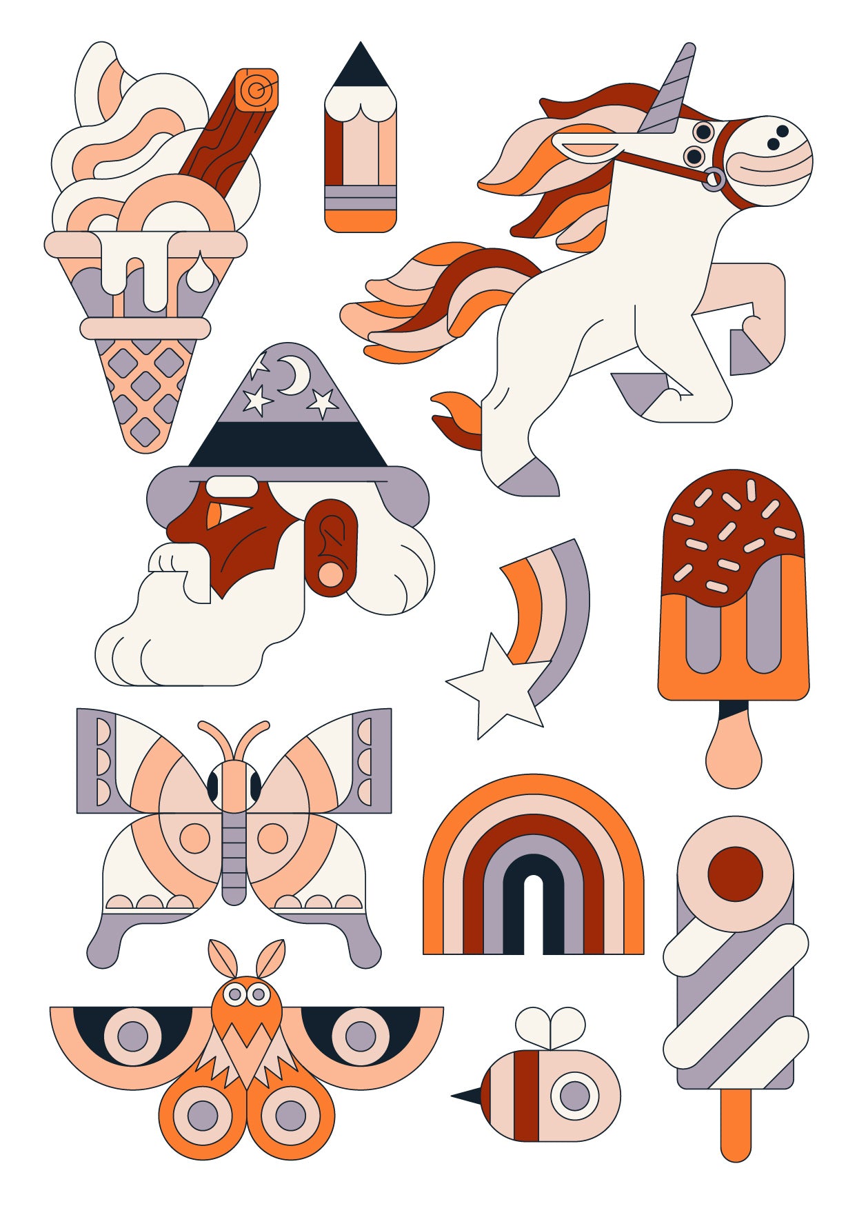 Temporary Tattoos - Butterflies and Unicorns