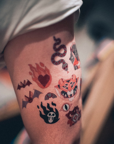 Temporary Tattoos - Snakes and Tigers